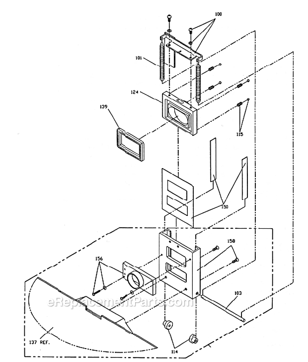 Page E Diagram and Parts List for SUPERNOVA 800PSN EDIC Carpet Cleaner
