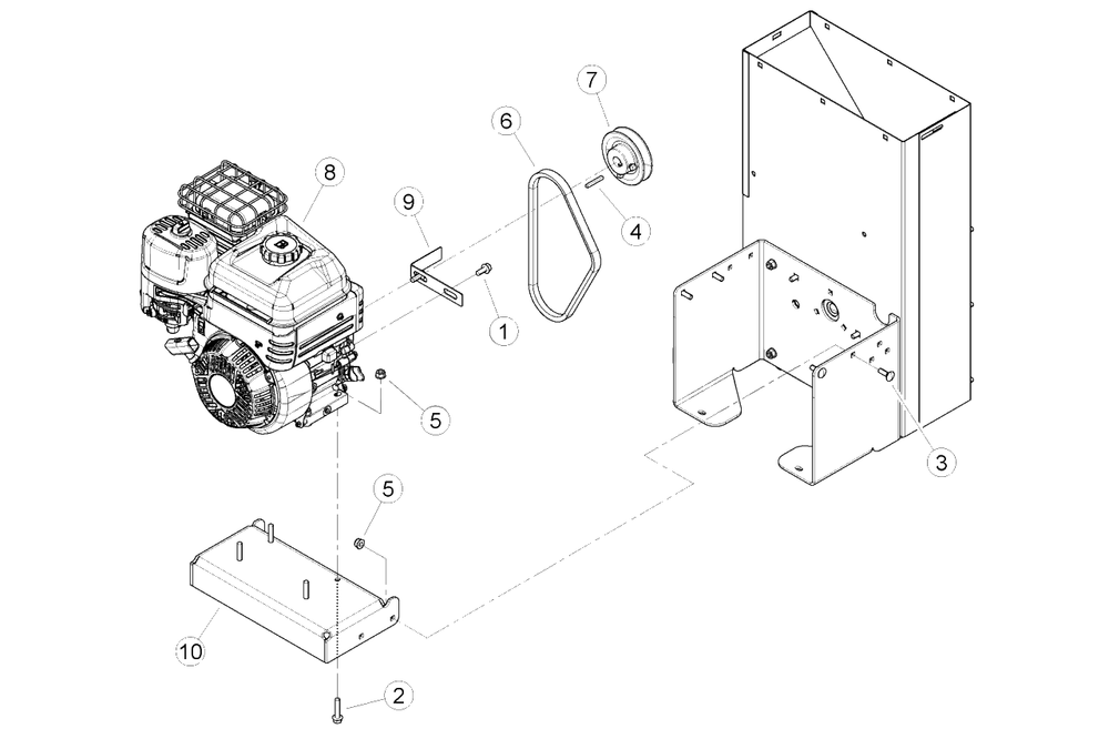 Engine Diagram and Parts List for SC-2013 200SCB000001 - 200SCB999999 Echo Chipper Shredder