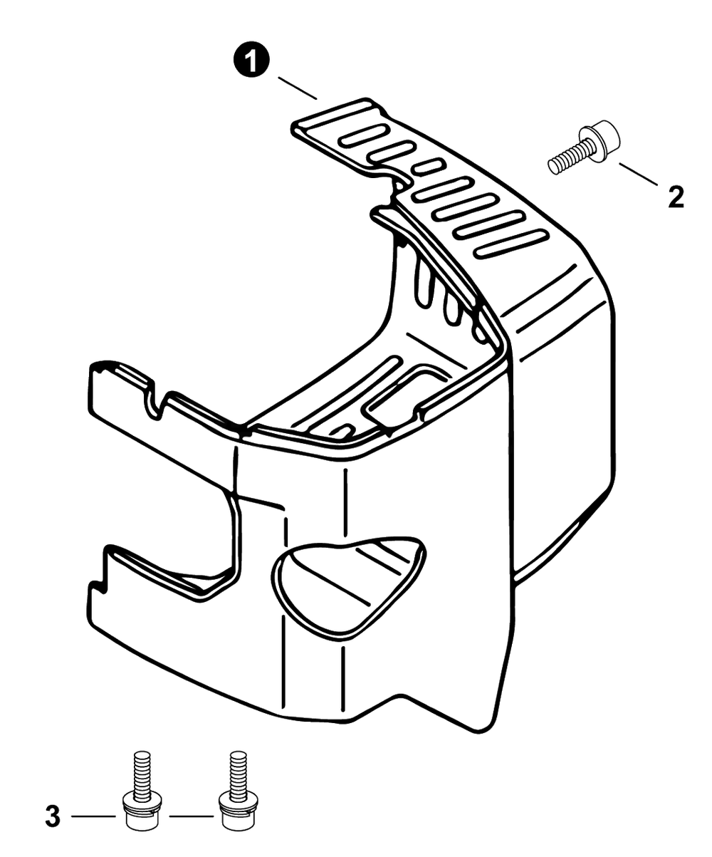 Engine Cover Diagram and Parts List for TC-210 E14714001001 - E14714999999 Echo Tiller