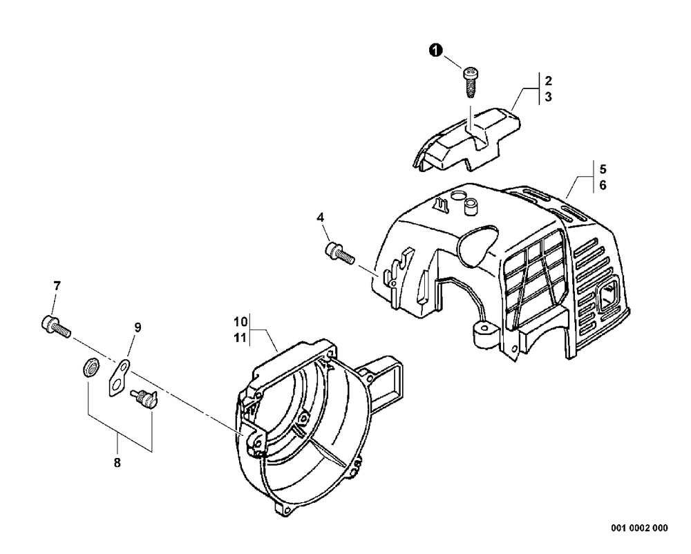 Covers Diagram and Parts List for WP-1000 (Type 1E)(W15103001001 - W15103999999) Echo Water Pump