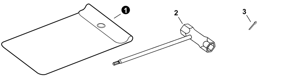 Tools Diagram and Parts List for DSRM-2600U U56500001001 - U56500999999 Echo Charger