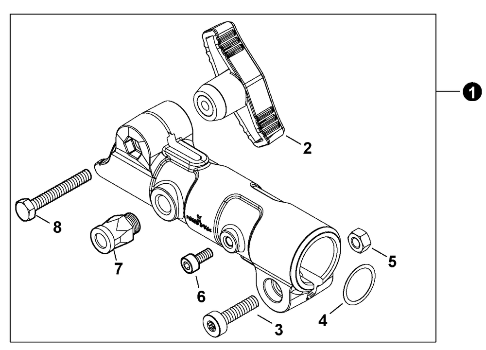 Coupler Diagram and Parts List for DPAS-2100SB 404PAS000001 - 404PAS999999 Echo Trimmer