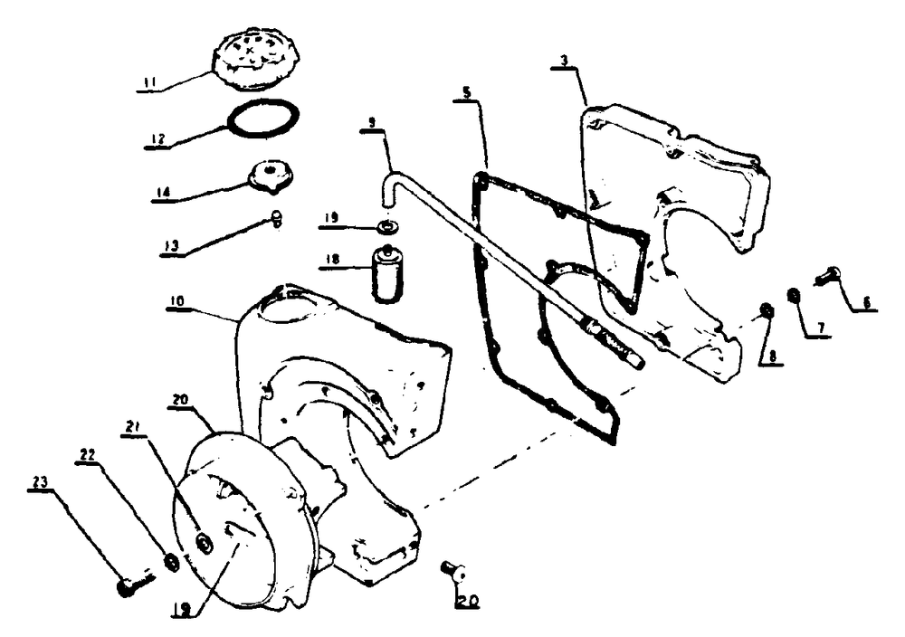 Fuel System Diagram and Parts List for CS-301 00001000 - 02001000 Echo Chainsaw