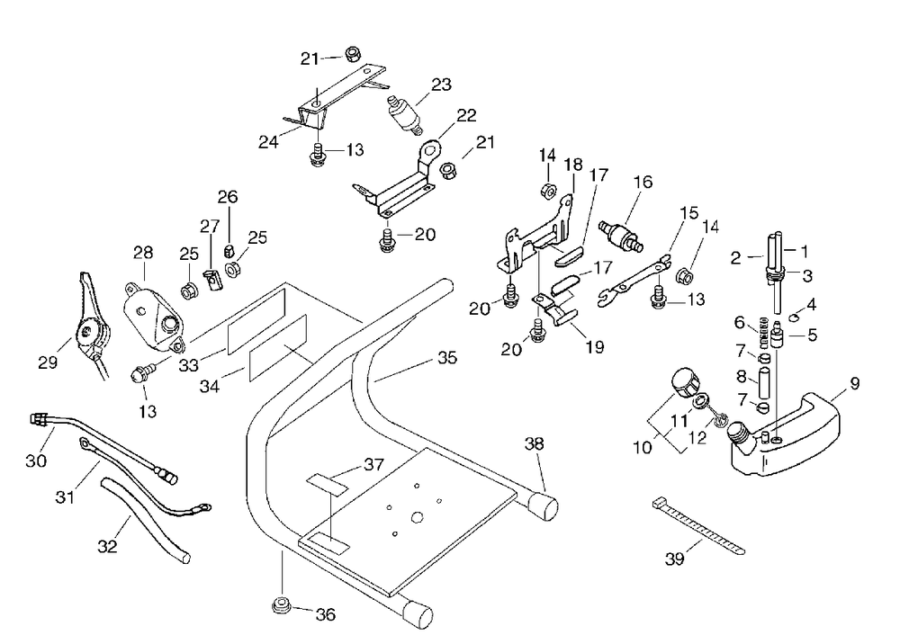 Fuel System Diagram and Parts List for PHP-800 H00326001001 - H00326999999 Echo Pressure Washer