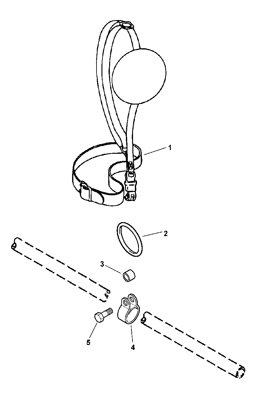 Optional Srm Shoulder Strap Kit 99944200200 Diagram and Parts List for SRM-2100 159491 - 999999 Echo Trimmer