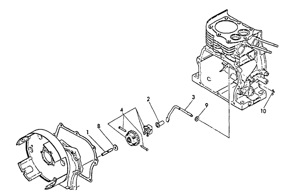 Governor Diagram and Parts List for EG-2300 01001 - 03371 Echo Generator