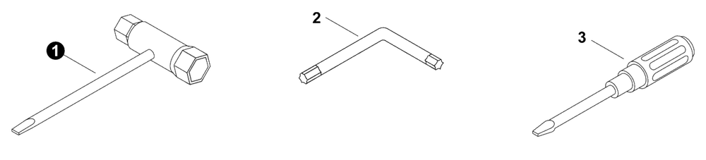 Tools Diagram and Parts List for CS-590 C84329001001 - C84329999999 Echo Chainsaw