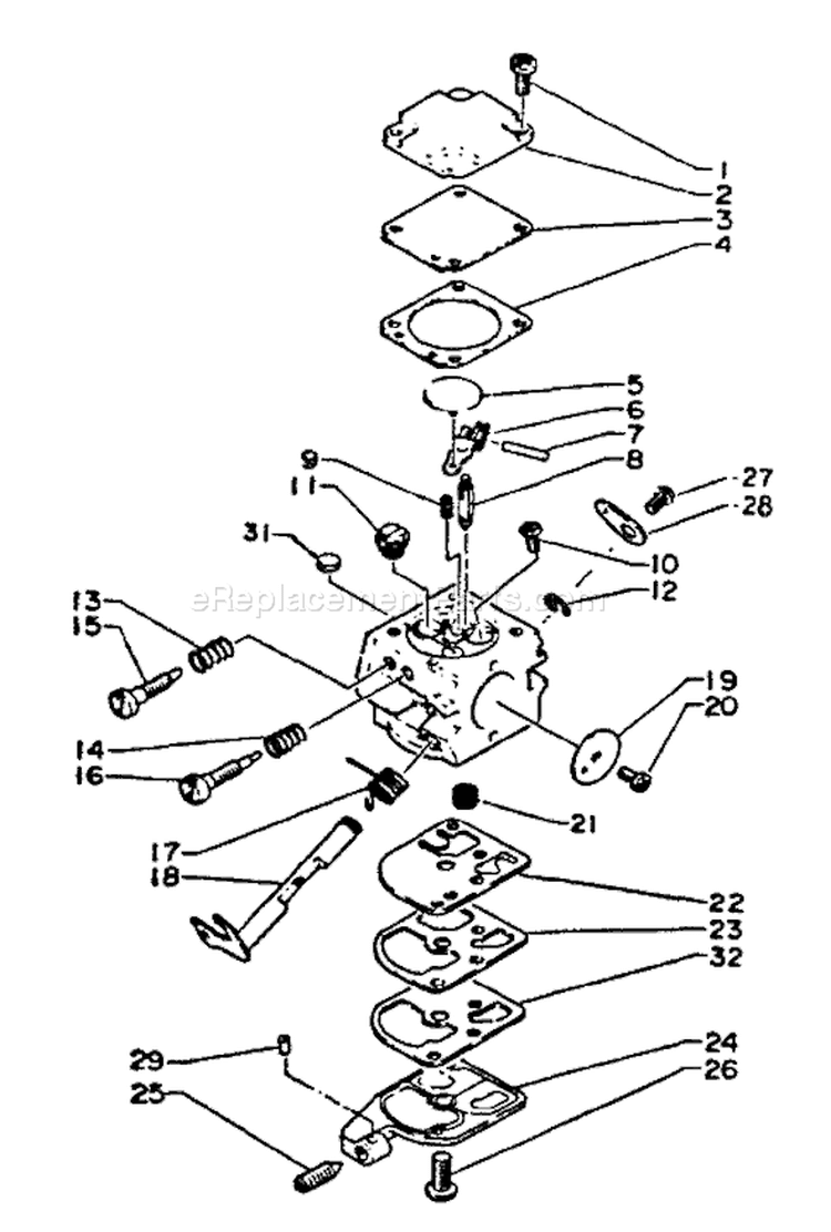 Page A Diagram and Parts List for CS-280EP 120269-9999999 Echo Chainsaw