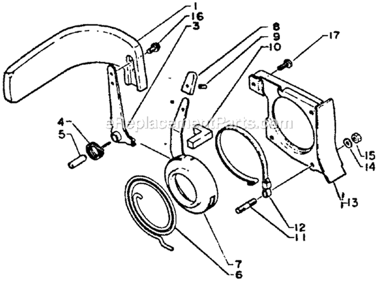 Page B Diagram and Parts List for CS-290EVLP After S/N 008580 Echo Chainsaw