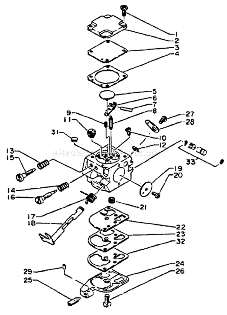 Page A Diagram and Parts List for CS-300EVL  Echo Chainsaw