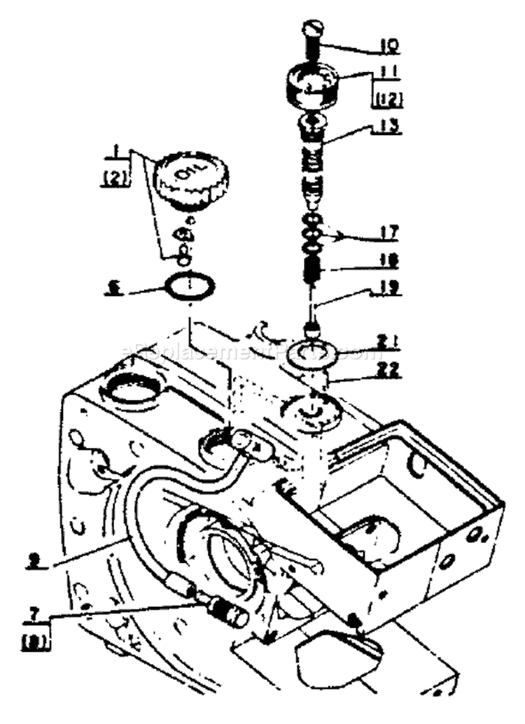 Page L Diagram and Parts List for CS-302S 17501 - 30500 Echo Chainsaw