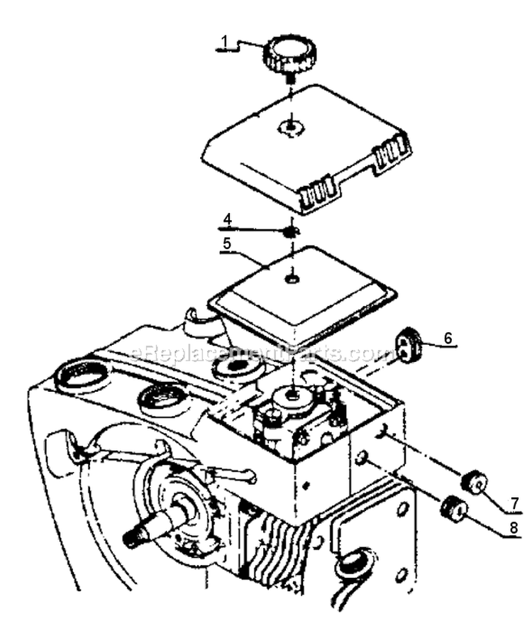 Page A Diagram and Parts List for CS-302S Before S/N 17500 Echo Chainsaw