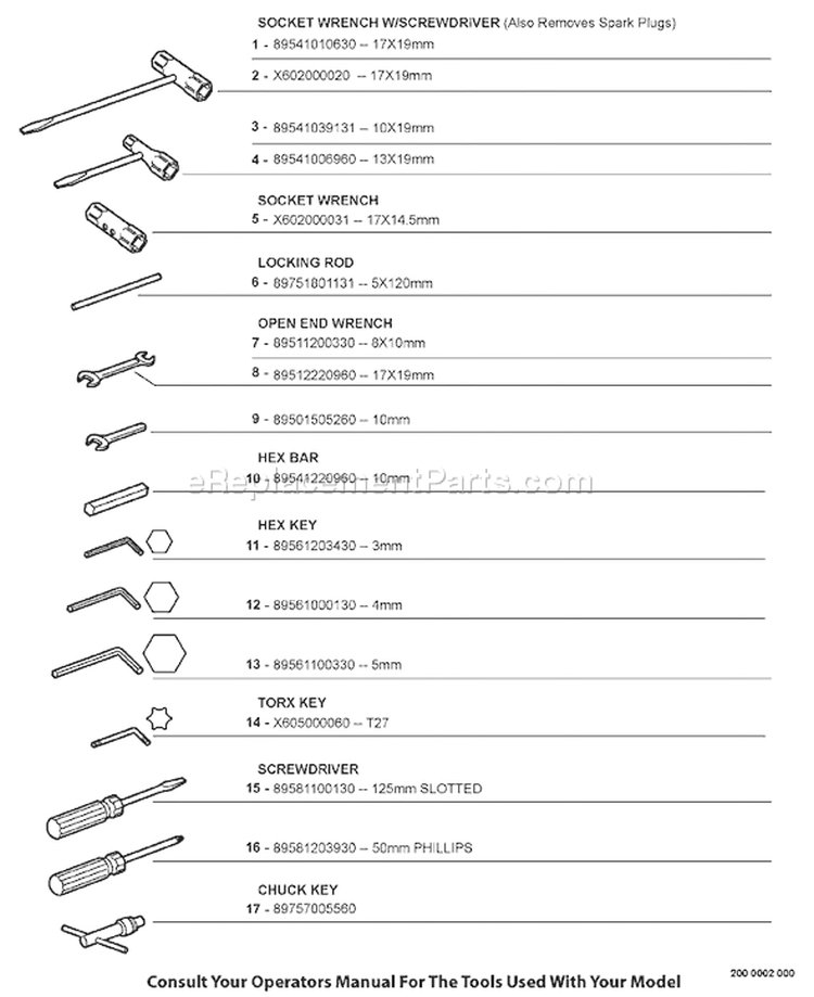 Page N Diagram and Parts List for CS-330T C04212001001 - C04212999999 Echo Chainsaw