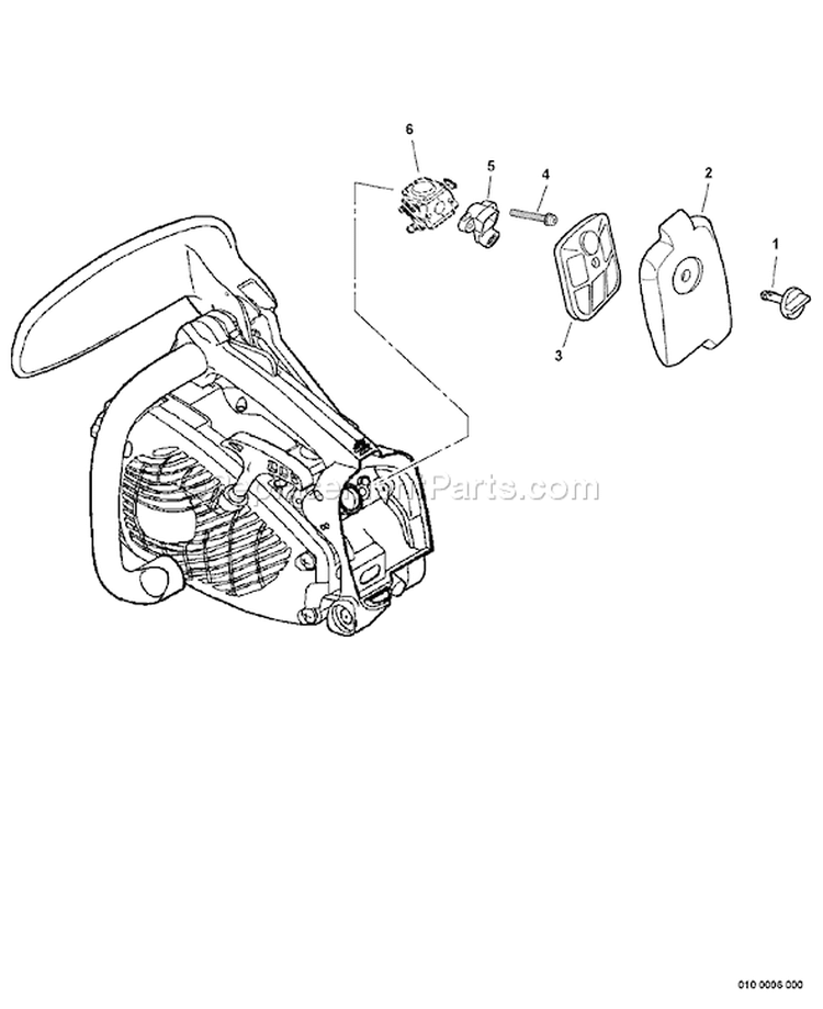 Page I Diagram and Parts List for CS-330T C04212001001 - C04212999999 Echo Chainsaw