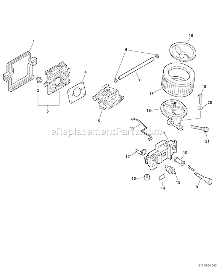 Page I Diagram and Parts List for CS-370 10002001 - 10999999 Echo Chainsaw