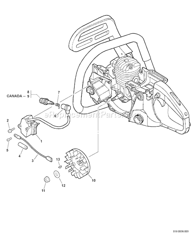 Page I Diagram and Parts List for CS-440 10001001 - 10999999 Echo Chainsaw