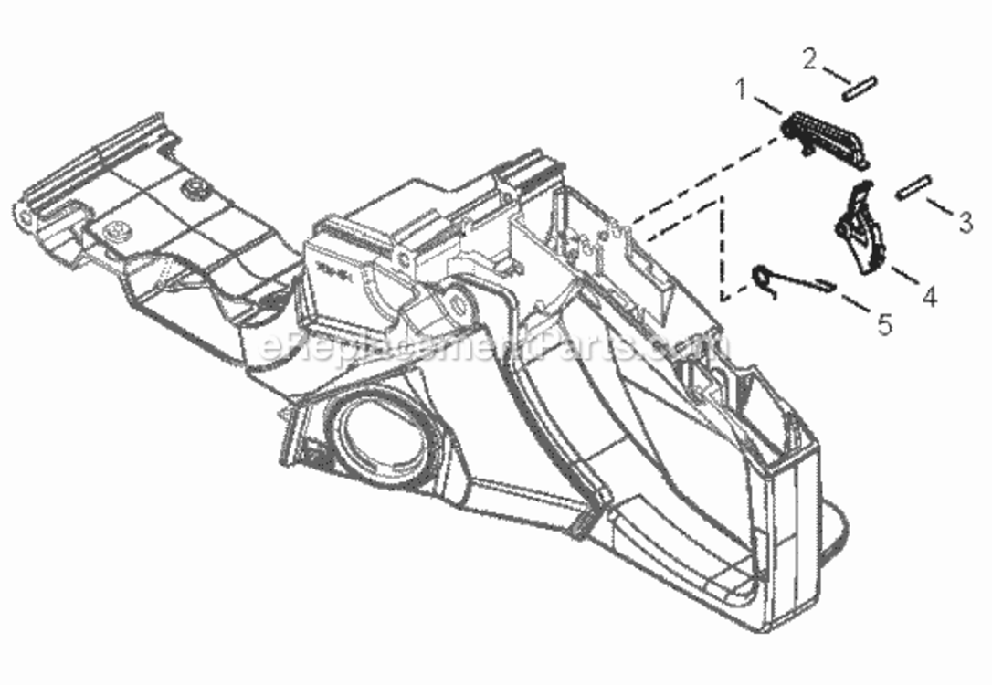 Throttle_Control Diagram and Parts List for CS-500P C19312001001 - C19312999999 Echo Chainsaw