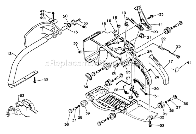 Page G Diagram and Parts List for CS-510EVLP  Echo Chainsaw