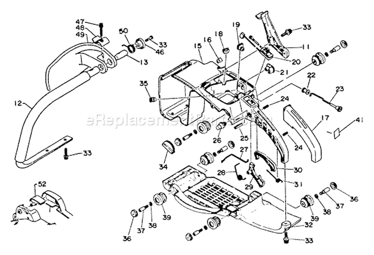 Page G Diagram and Parts List for CS-550EVL  Echo Chainsaw