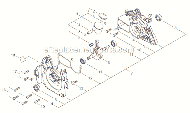 Page A Diagram and Parts List for CS-550P  Echo Chainsaw