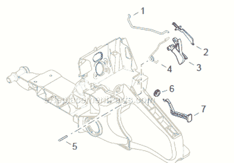 Page J Diagram and Parts List for CS-550P  Echo Chainsaw