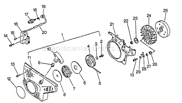 Page G Diagram and Parts List for CSG-6700 002601 - 005530 Echo Chop Saw