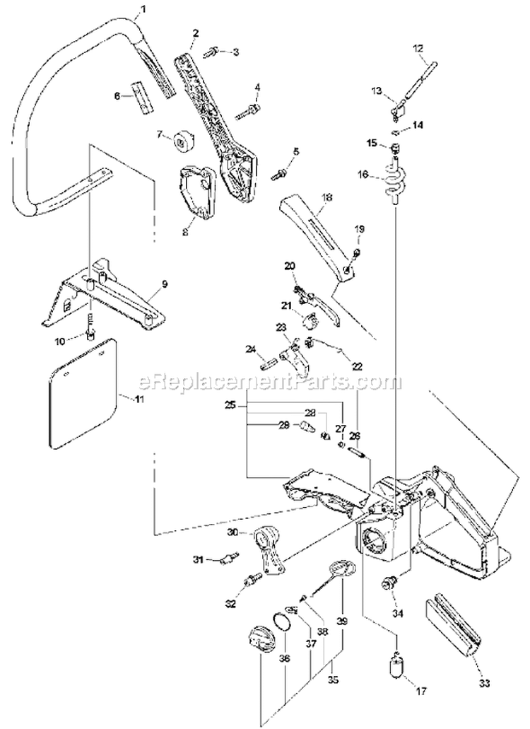 Part Location Diagram of 30511506061 Echo Shield