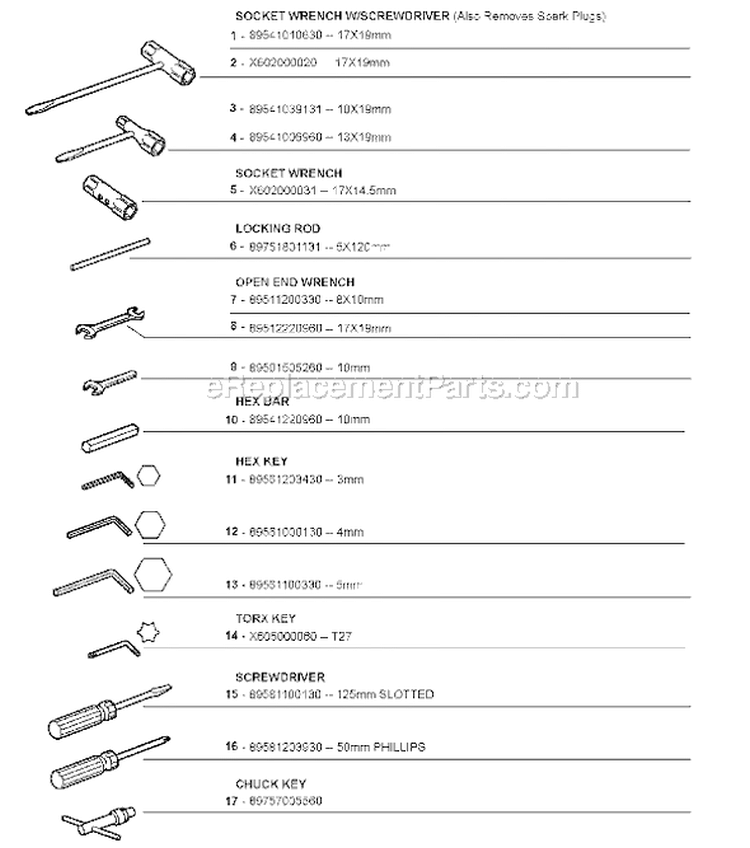 Page G Diagram and Parts List for CSG-670 Type 1E -001001 - 999999 Echo Chop Saw
