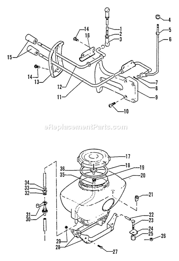 Page I Diagram and Parts List for DM-9  Echo Sprayer