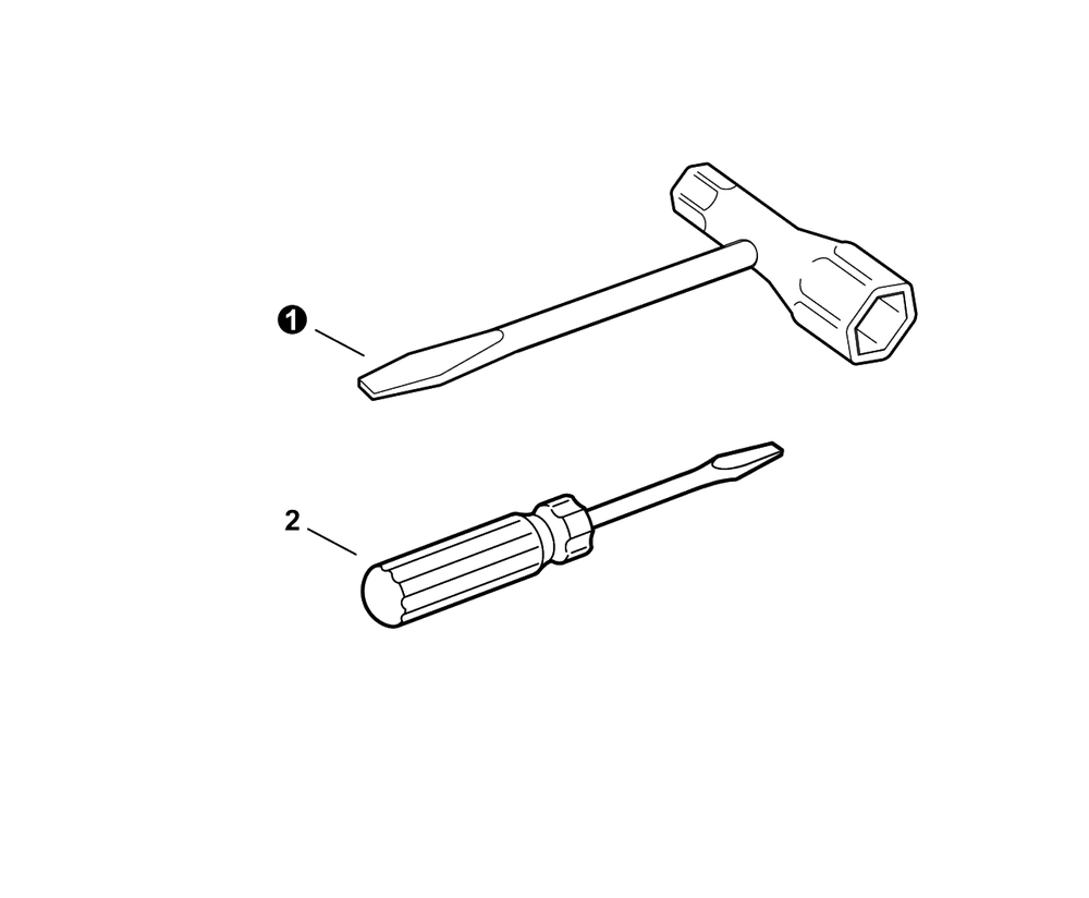 Tools Diagram and Parts List for CS-303T C83829001001 - C83829999999 Echo Chainsaw