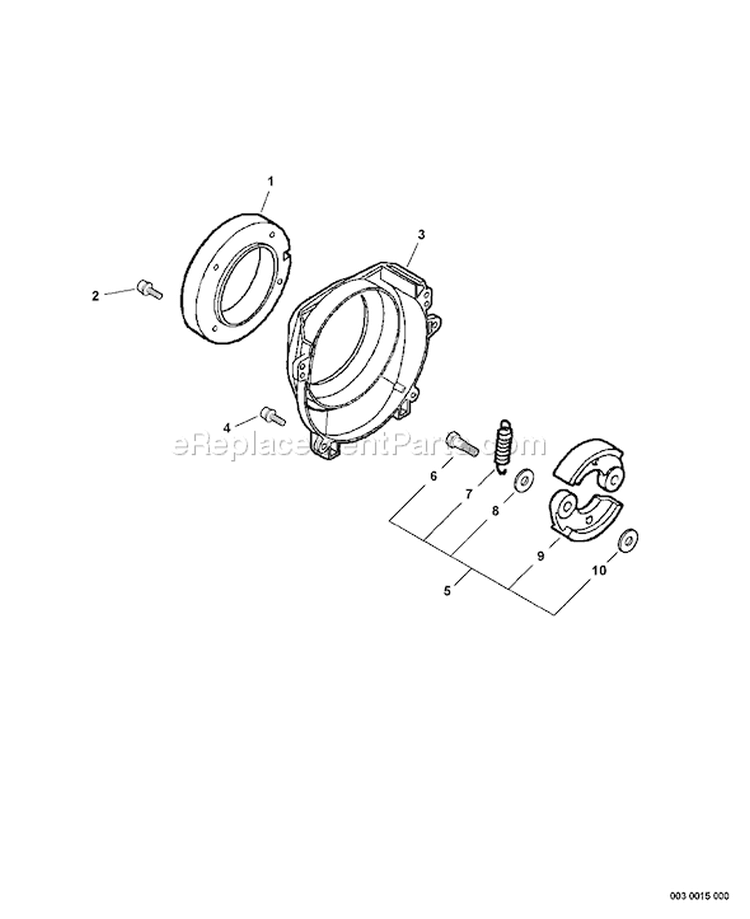 Page F Diagram and Parts List for EA-400 03001001 - 03002853 Echo Auger