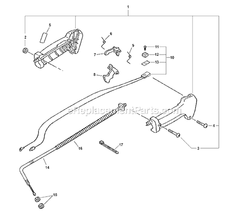 Page N Diagram and Parts List for EA-500 04001001 - 04001146 Echo Auger
