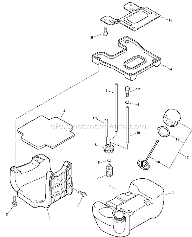 Page G Diagram and Parts List for EA-500 04001001 - 04001146 Echo Auger