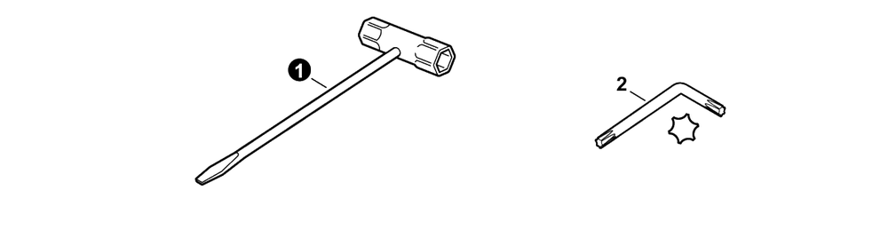 Tools Diagram and Parts List for CS-2511T C80115001001 - C80115999999 Echo Chainsaw