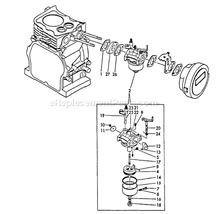 Page D Diagram and Parts List for EG-1500 00000 - 03796 Echo Generator