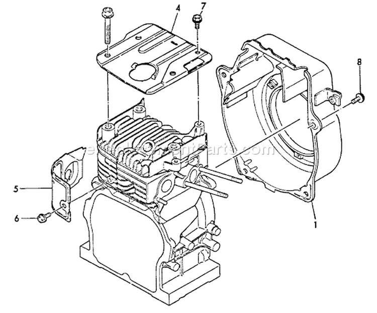 Page F Diagram and Parts List for EG-1500 00000 - 03796 Echo Generator