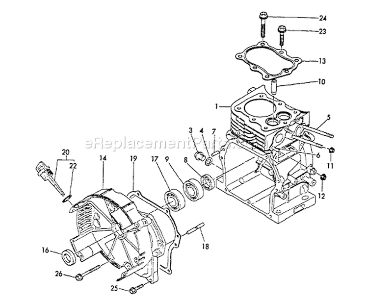 Page H Diagram and Parts List for EG-1500 00000 - 03796 Echo Generator