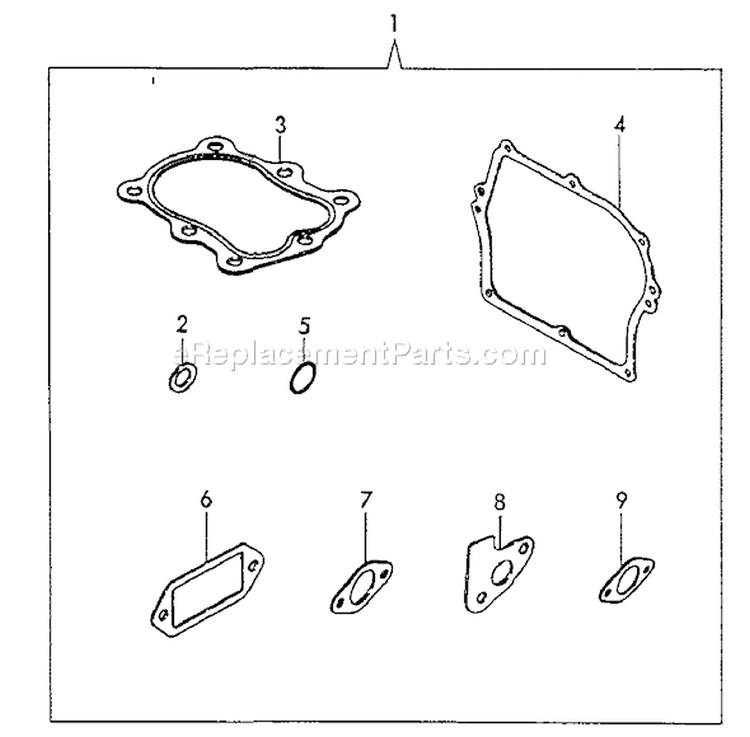 Page L Diagram and Parts List for EG-1500 After S/N 03797 Echo Generator