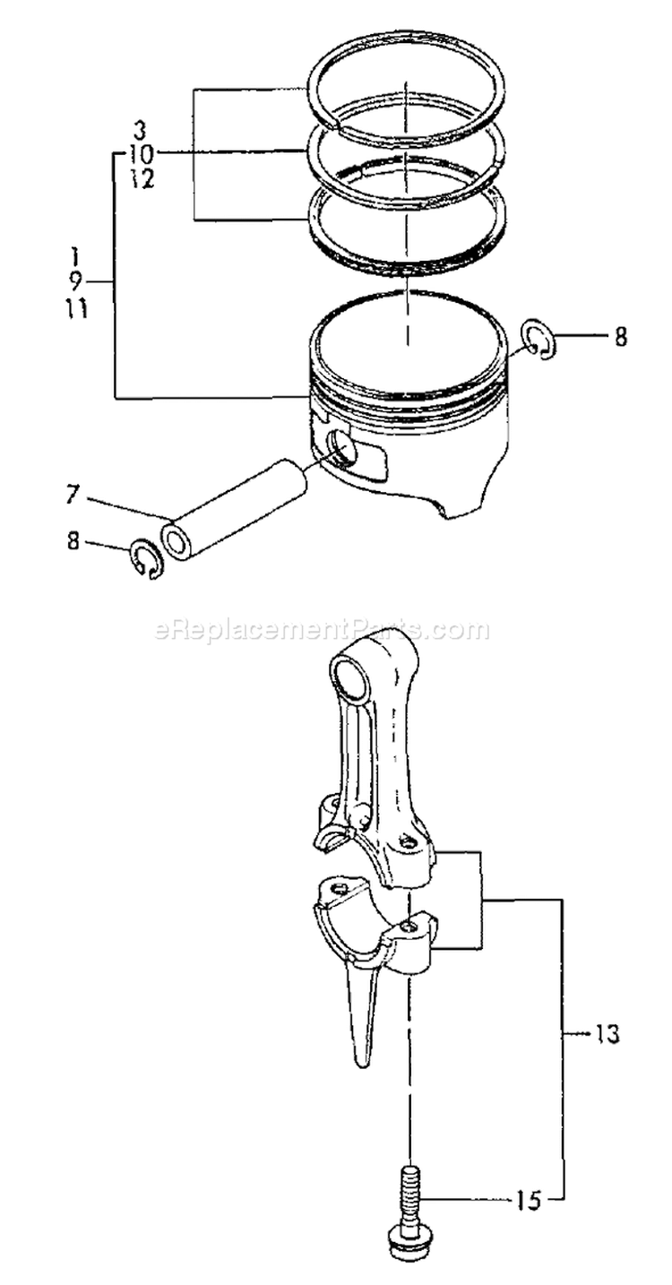 Page S Diagram and Parts List for EG-1500 After S/N 03797 Echo Generator