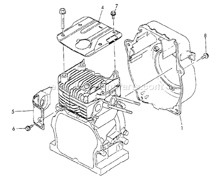 Page H Diagram and Parts List for EG-1500 After S/N 03797 Echo Generator