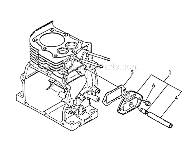 Page A Diagram and Parts List for EG-2300 001001 - 003371 Echo Generator