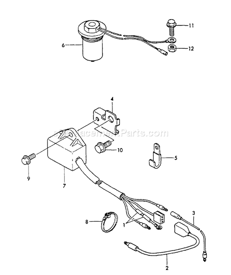 Page R Diagram and Parts List for EG-2300 001001 - 003371 Echo Generator