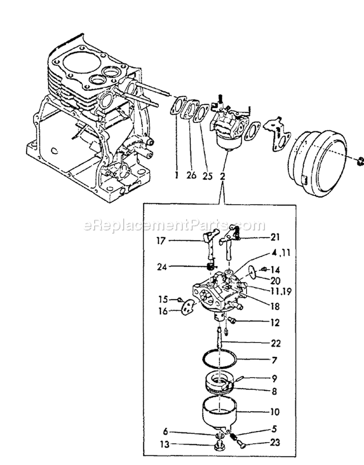 Page C Diagram and Parts List for EG-2300 001001 - 003371 Echo Generator