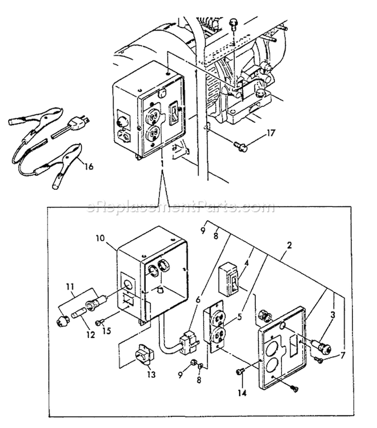 Page G Diagram and Parts List for EG-2300 001001 - 003371 Echo Generator