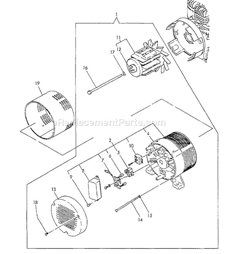 Page L Diagram and Parts List for EG-2300 After S/N 03372 Echo Generator