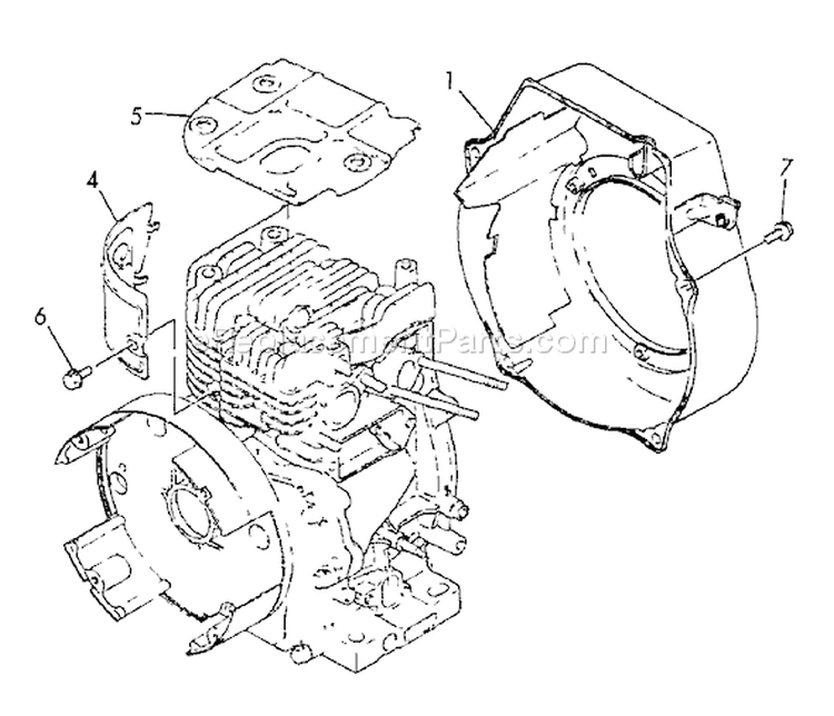 Page N Diagram and Parts List for EG-2300 After S/N 03372 Echo Generator