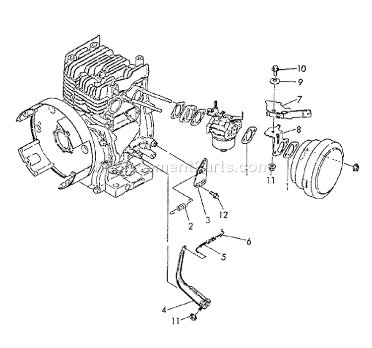 Page U Diagram and Parts List for EG-2300 After S/N 03372 Echo Generator