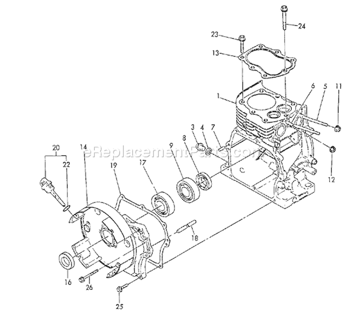 Page E Diagram and Parts List for EG-2300 After S/N 03372 Echo Generator