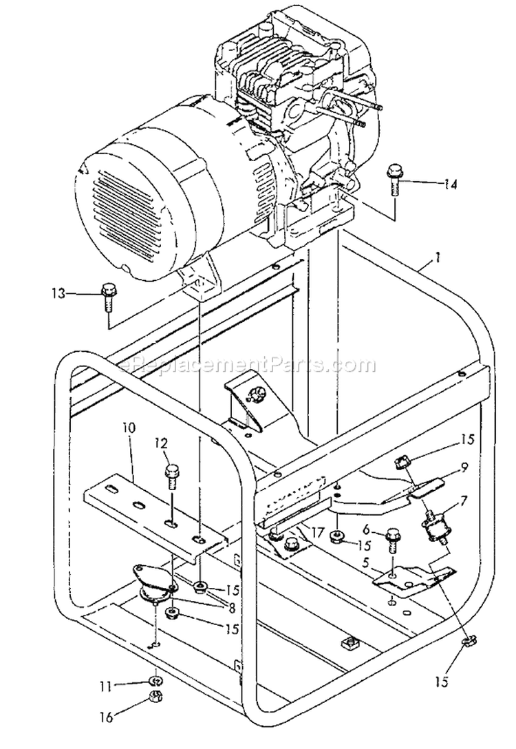 Page H Diagram and Parts List for EG-2300 After S/N 03372 Echo Generator