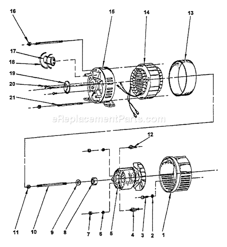 Page B Diagram and Parts List for EG-2600  Echo Generator